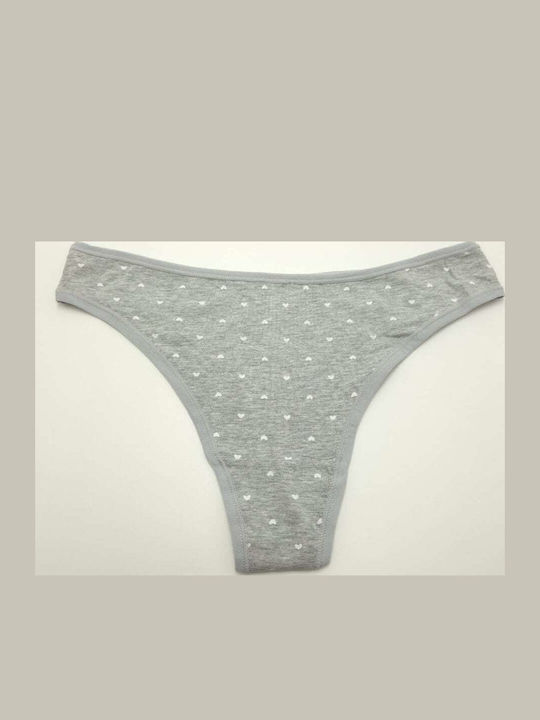 Kokowei Cotton Women's Gray String