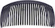 Πλαστικό Χτενάκι Μαλλιών Μεγάλο Μαύρο