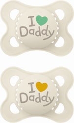 Mam I Love Mummy & Daddy Залъгалки Силикон За 2-6 Месеца 2 Броя Mam I Love Mummy & Daddy Залъгалки Силикон За 2-6 Месеца 2 Броя