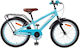 vidaXL 18 Zoll Kinderfahrrad BMX Hellblau