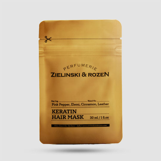 Zielinski & Rozen Μάσκα Μαλλιών με Κερατίνη 30ml