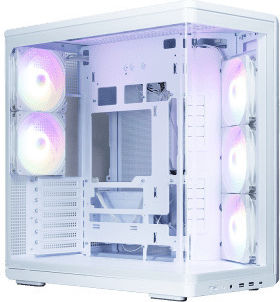 Zalman P60 Gaming Midi Tower Κουτί Υπολογιστή με Πλαϊνό Παράθυρο και ARGB Φωτισμό Μαύρο