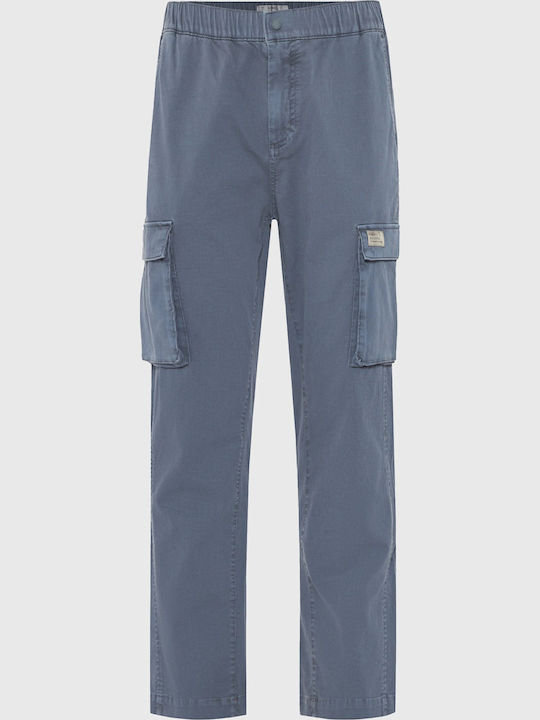 Funky Buddha Cargo Trousers Dusty Blue