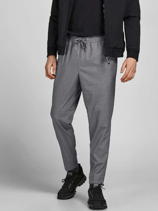 Панталон В Tapered Линия Сив Меланж