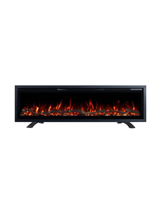 Hitense Notting Hill-60 Wall Mounted Electric Fireplace 1800W 151.6x11.8cm Gray
