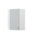 Modest Corner Wall Kitchen Cabinet Gray 60x30x92cm