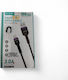 Kouvolsen USB-C to Lightning Cable Μαύρο 1m