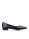 Women's Pointed Toe Ballerina Shoes in Black Colour