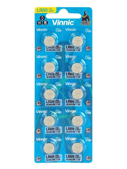 Vinnic Алкална Батерия За Часовници LR69 / LR920 / SR69 1.5V 1бр