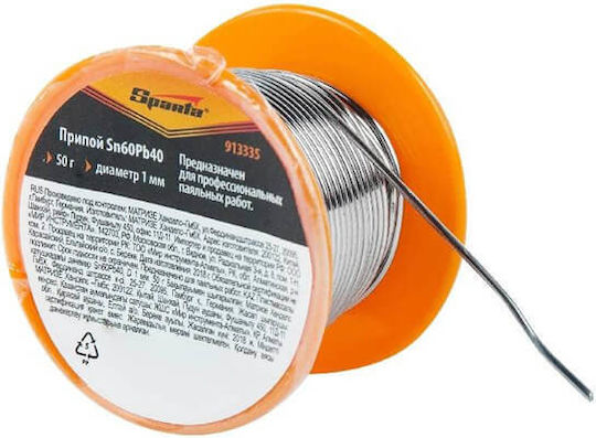 Калай За Запояване 1mm 50gr Sn60/pb40 Sparta 913335