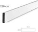 Aluminum Spirit Level Lamel Plastering 80x20mm 250cm