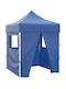 vidaXL Foldable Garden Blue Gazebo 2x2m