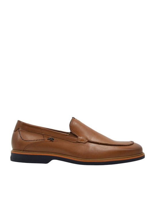 Δερμάτινα Ανδρικά Loafers σε Ταμπά Χρώμα