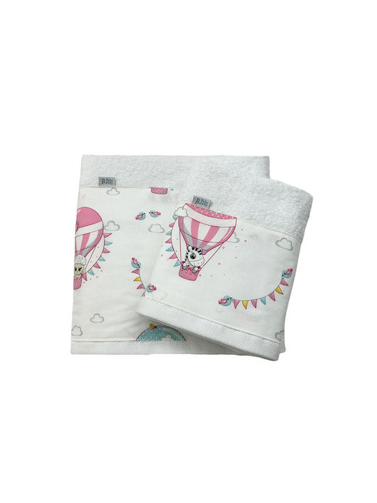 Bunny Bebe Babyhandtücher Set 2 Stück Balloon T...