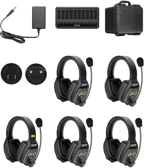Saramonic Saramonic Witalk Wt5d Intercom Solution Wireless 5 People Full-duplex 1.9ghz Dual-ear Multicolor