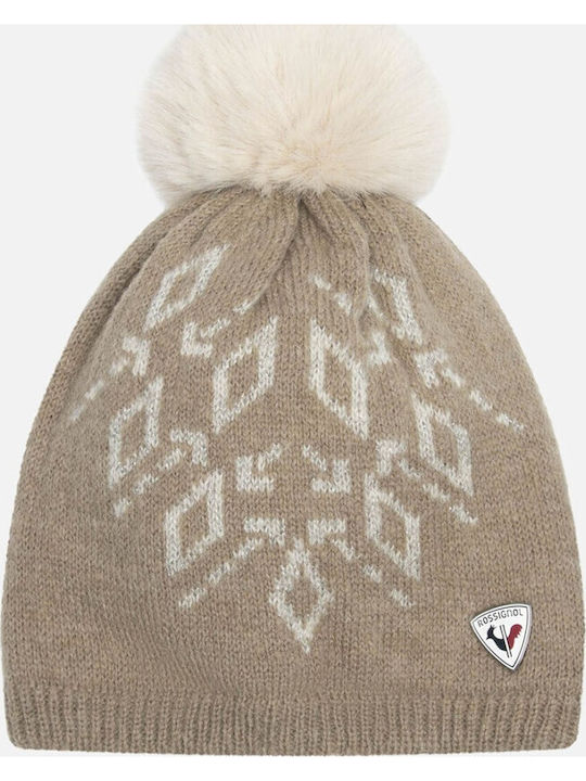 Beanie Women's Knitted Beanie in Black Color
