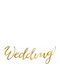 Girlande Hochzeitsdekoration Wedding Gold