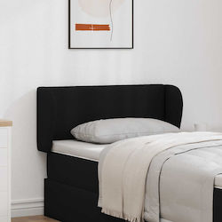 vidaXL Fabric Bed Headboard Black 40cm