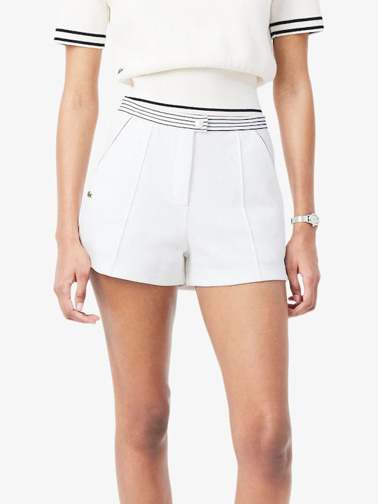 Lacoste Γυναικείο Σορτς White