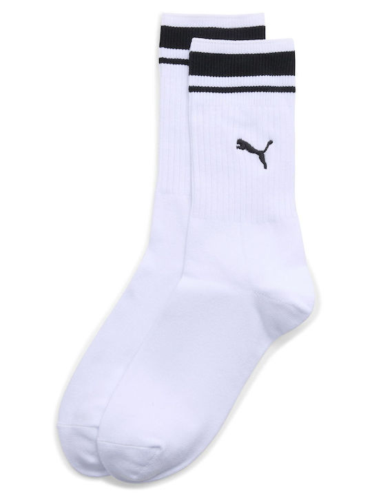 PUMA Unisex Αθλητικές Κάλτσες Λευκές 1 Ζεύγος