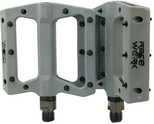 Racework Rk091 1 Ζεύγος Πετάλια Ποδηλάτου Γκρι