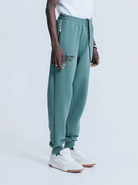 Magic Bee Herren-Sweatpants Jogginghose Grün