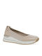 Damen Ballerinas in Beige Farbe