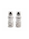 keleman Porcelain Oil & Vinegar Dispenser Set with Flow Black