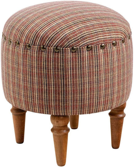 Living Room Stools Upholstered with Saga Multi Fabric 38x38x45cm