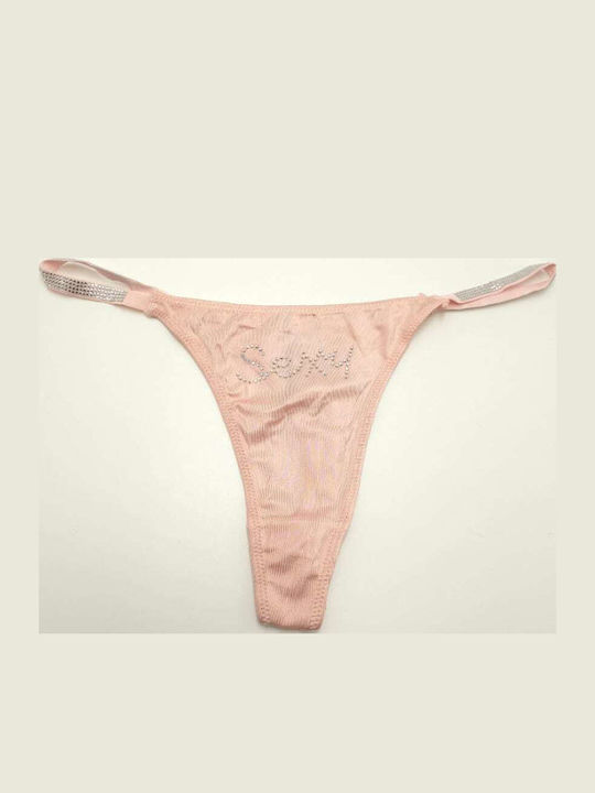Topaki Γυναικείο String Ροζ