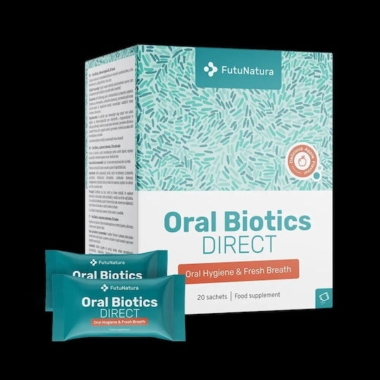 FutuNatura Oral Biotics Direct Специална Хранителна Добавка 20 Сашета Ябълка
