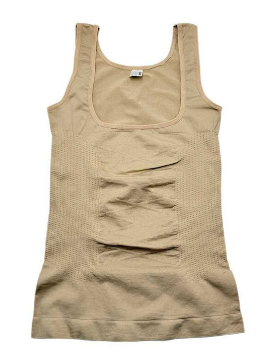 Hana Sleeveless Beige Women's Tank Top