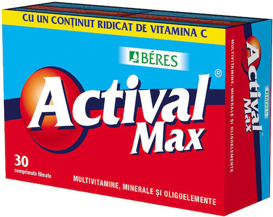 Béres Actival Max Supliment Pentru Întărirea Sistemului Imunitar 30 Comprimate