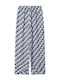 Damen Leinenhose Geprüft Marineblau