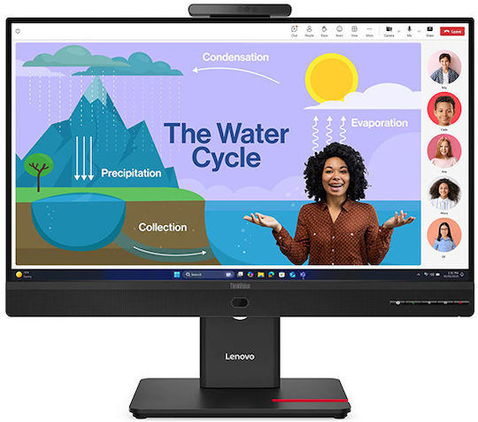 Lenovo ThinkVision T24D-4v IPS Monitor 23.8" FHD 1920x1080 mit Reaktionszeit 4ms GTG