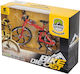 Metal Bicycle Miniature Mountain Bike 1:10 Scale Yellow