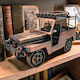 Metal Decorative Miniature Vintage Jeep 23.5cm 12dis03