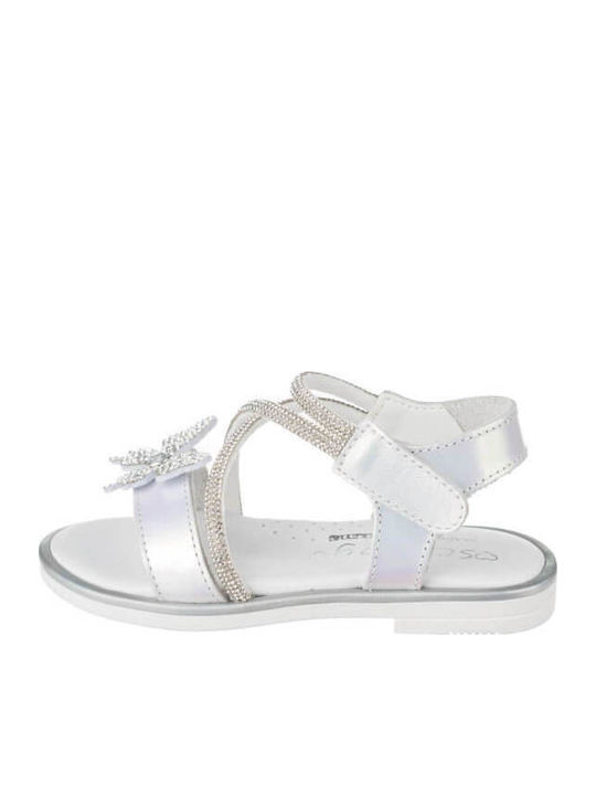 Stathatos shoes Kindersandalen Silber