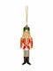 Christmas Metal Nutcracker Ornament 10x3cm