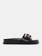 Sandale Casual Damă Flatforme Negre