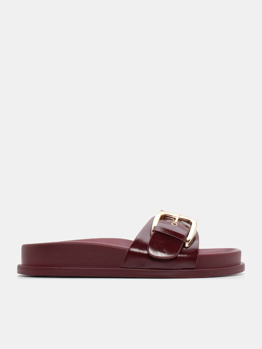 Luigi Sandale Casual Damă Flatforme Burgundy