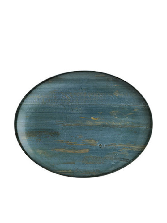 Bonna Madera Platou De Servire Oval Din Porțelan Violet 36x28cm