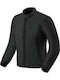 Rev'IT Highcrest Χειμερινό Ανδρικό Μπουφάν Μηχανής Softshell Αδιάβροχο Μαύρο