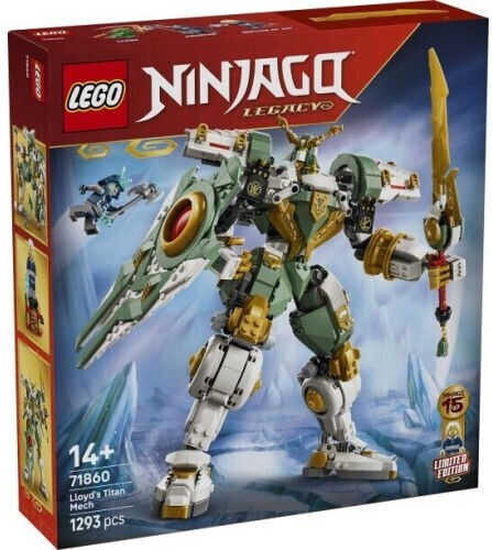 LEGO Ninjago Lloyd's Titan Mech 15th Anniversary for 14+ Years 1293 Pieces