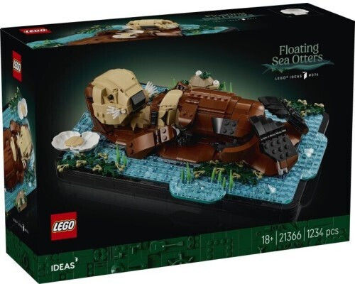 LEGO Ideas Floating Sea Otters for 18+ Years 1234 Pieces