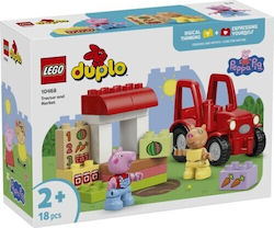 LEGO Duplo Peppa Pig - Tractor and Market για 2+ Ετών 18τμχ LEGO Duplo Peppa Pig - Tractor and Market για 2+ Ετών 18τμχ