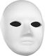 Carnavalista Kunsthandwerkliche Maske in Weißer Farbe