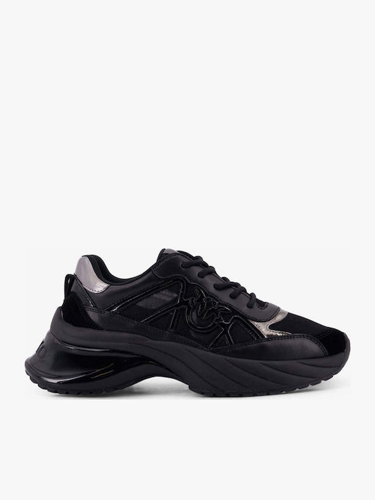 Pinko Ariel Γυναικεία Sneakers Μαύρα