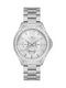 Ferro Women's Watch Battery with Silver Stainless Steel Bracelet