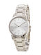 Oxette Womens Watch Battery with Silver Metal Bracelet